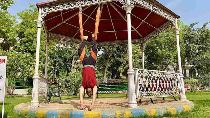 Silk/Lycra/Cotton Assorted Ariel Yoga Swing at Rs 1800 in Delhi