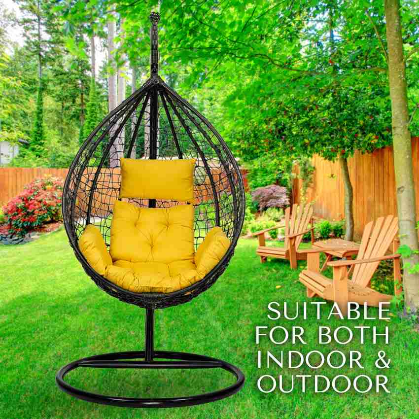 Wooden swing store chair flipkart