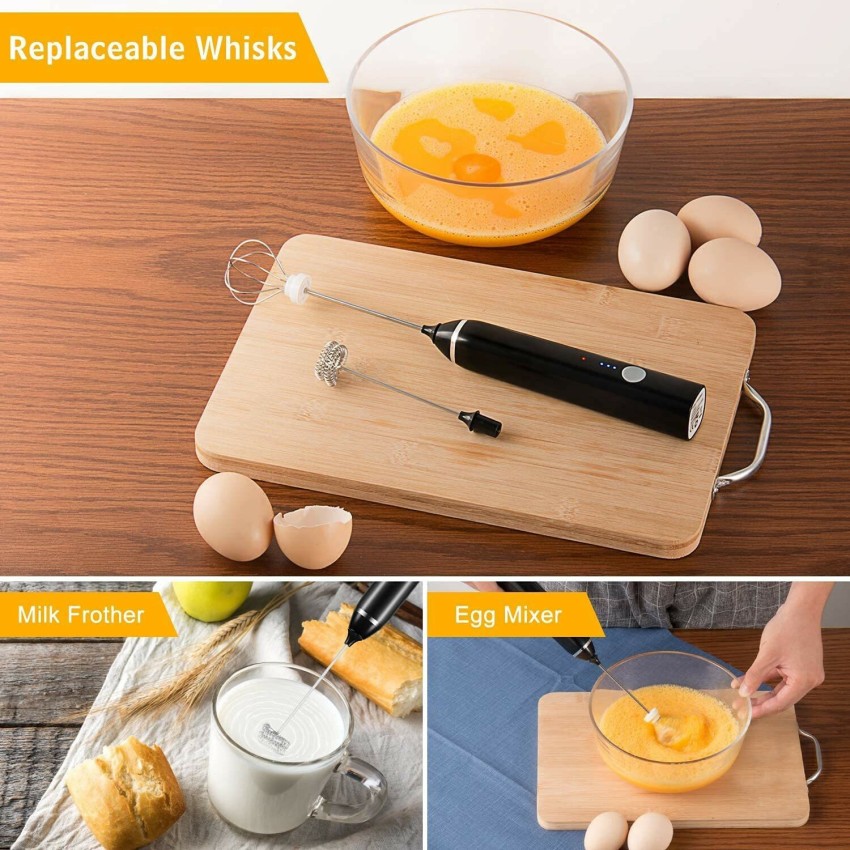 Electric Rechargeable Coffee Beater Electric Milk Juice Coffee Egg