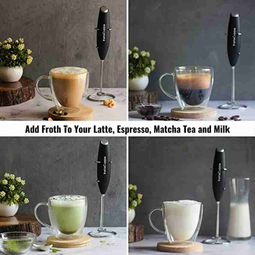 Frothy Coffee Foam With Regular Instant Coffee using Milk Frother –  InstaCuppa Store