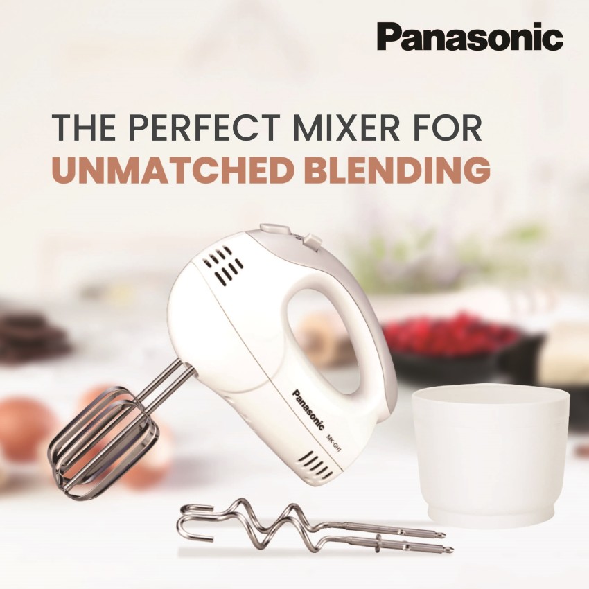 Panasonic MK-GH1 220 Volt Hand Mixer with Dough Hooks