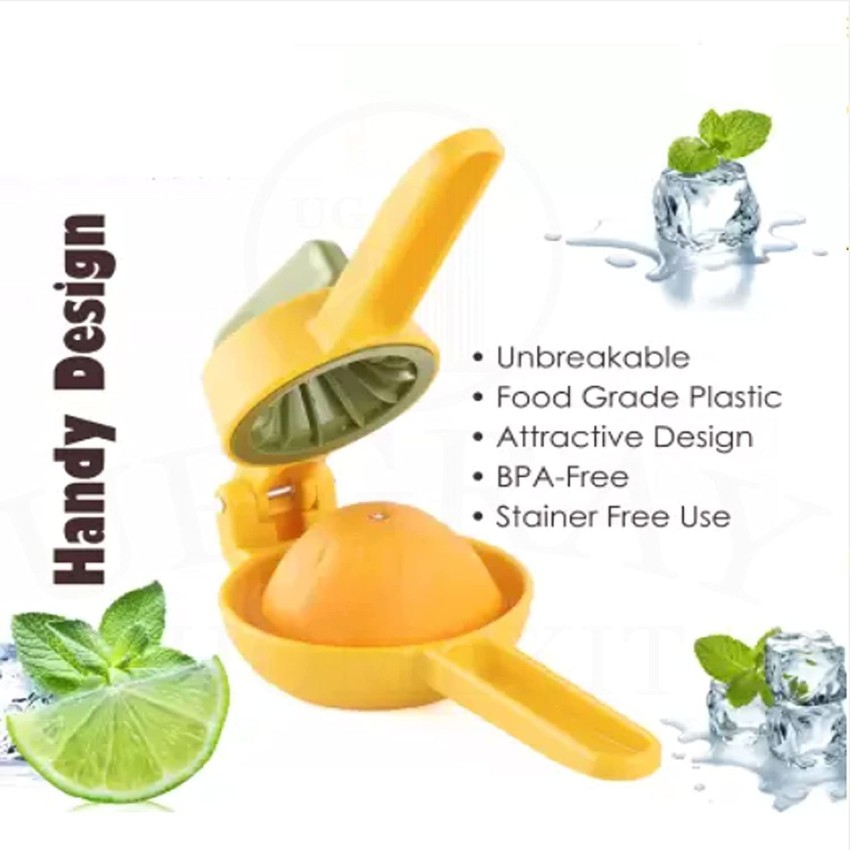 Manual Juicer, ChefVille MJ02 Multifunctional Hand Juicer, Lemon Lime  Squeezer with Comfortable Grip Handle, 21-Ounce Capacity Orange Juicer  (ORANGE)