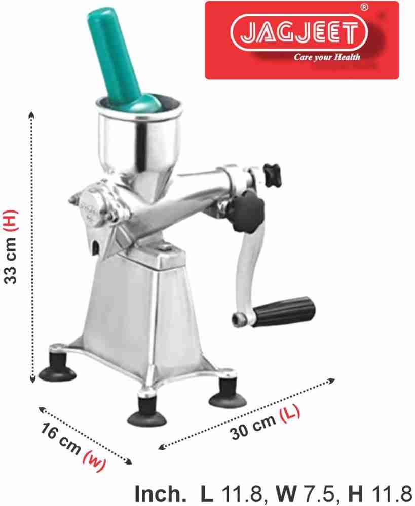 JAGJEET JUICER MACHINE NO.20 ALUMINIUM HAND JUICER (HAND JUICER MACHINE/JUICER  MACHINE/MANUAL JUICER MACHINE) : : Health & Personal Care