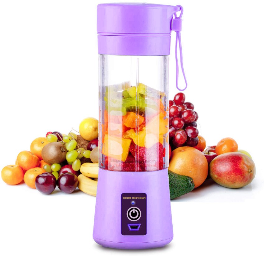 Portable Blender Wireless Rechargeable Juicer and Smoothies Maker Purple