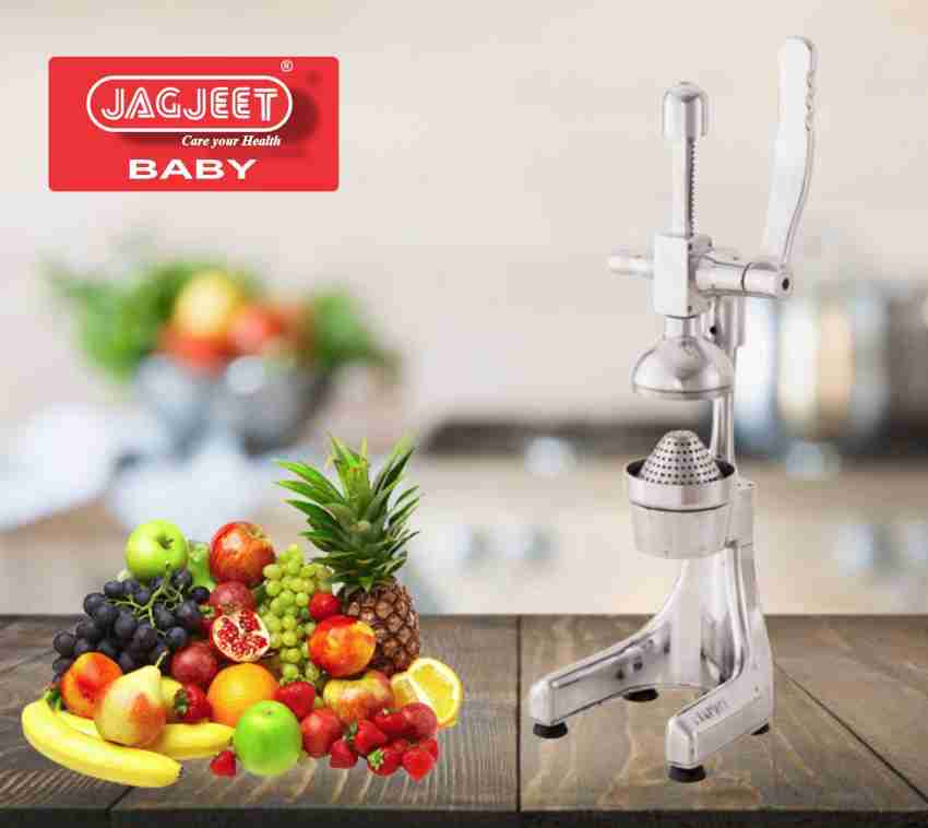 Jagjeet Aluminium Baby Hand Press Juice Machine Pack of 1 Silver Color Made in India Hand Juicer Price in India Buy Jagjeet Aluminium Baby Hand Press Juice Machine Pack of 1