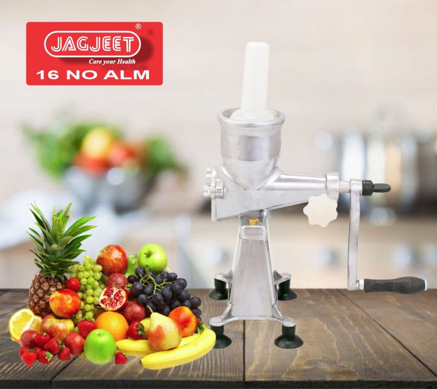 Jagjeet Aluminium Juicer Machine 16 no Aluminum Body Manual Hand