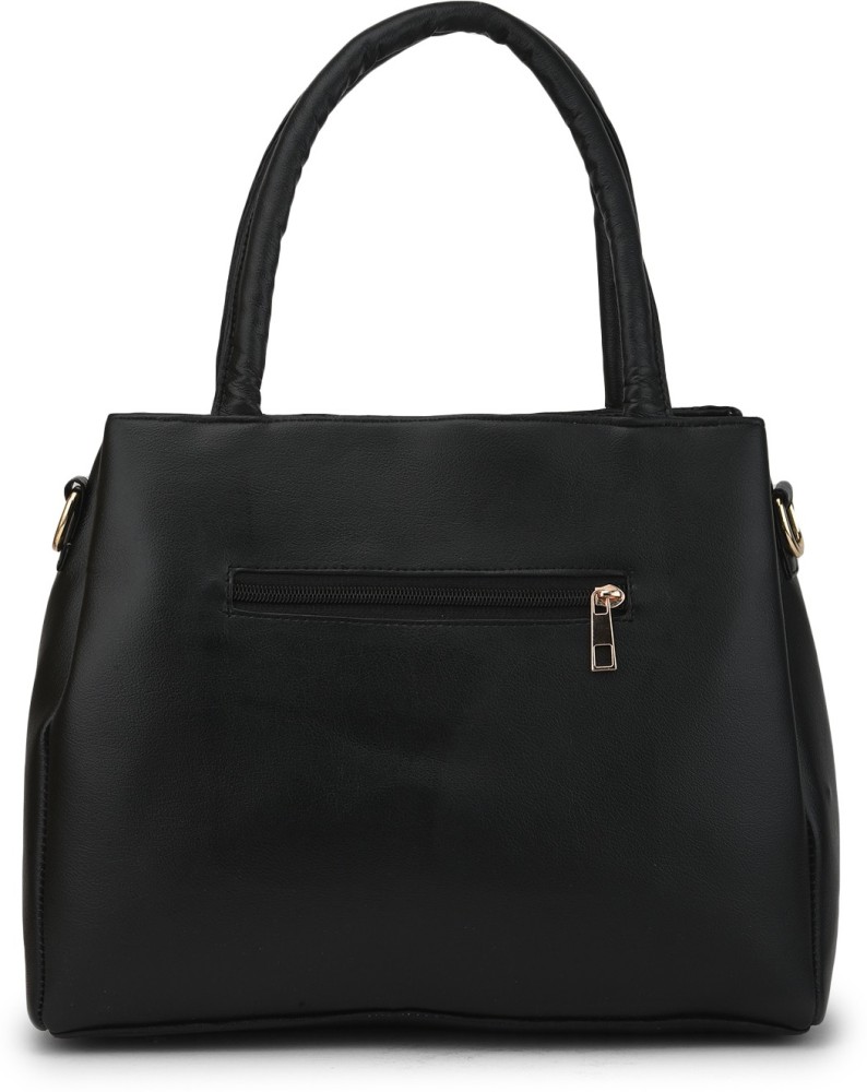 Buy Aminah Women Black Handbag Black Online @ Best Price in India