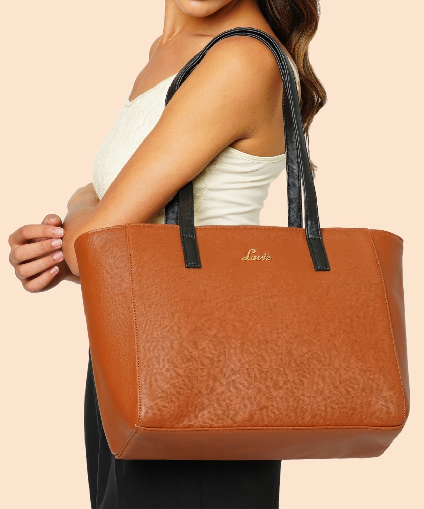 Womens tan tote discount bag