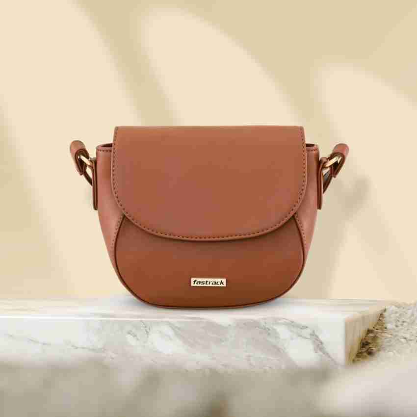 Buy Fastrack Women Tan Shoulder Bag Tan Online Best Price in