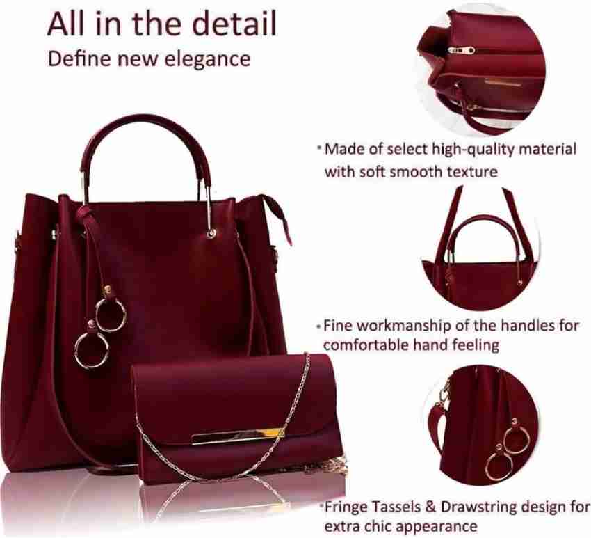 Buy Live Fashion Women Maroon Shoulder Bag MAROON Online Best