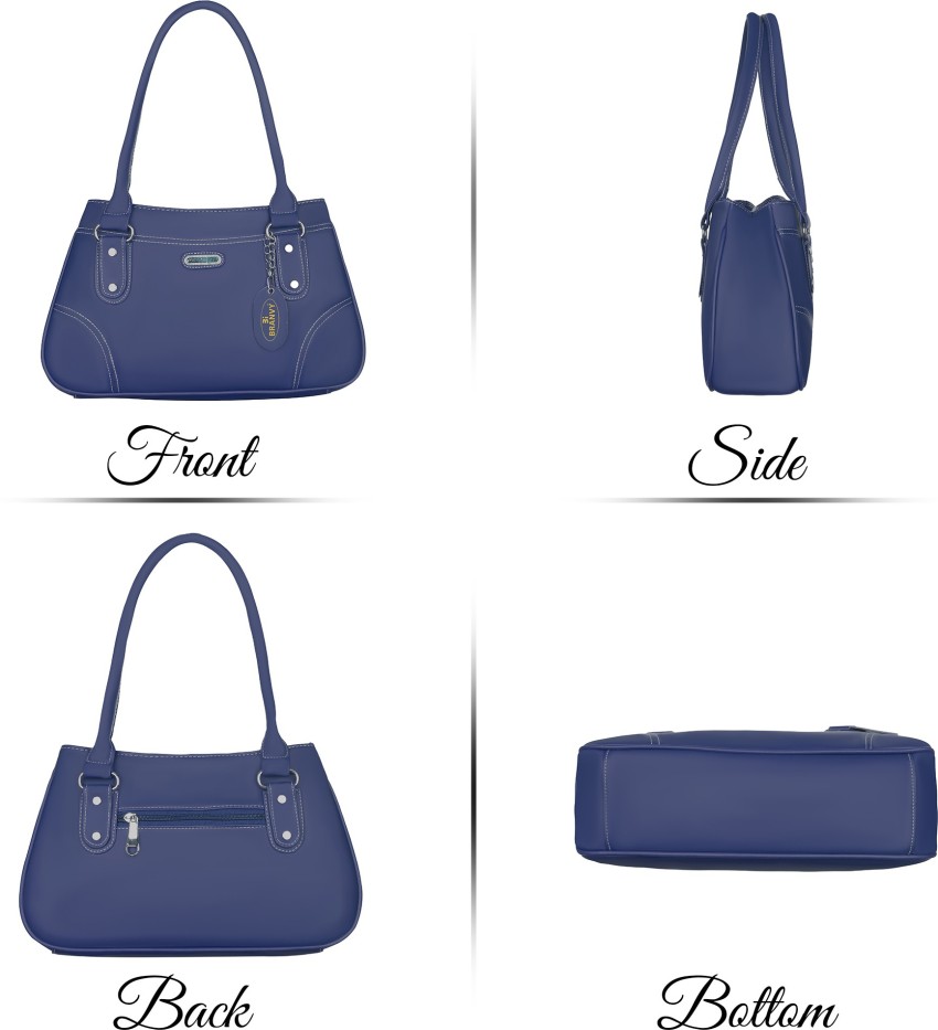 Buy BRANVY Women Blue Shoulder Bag BLUE Online Best Price in