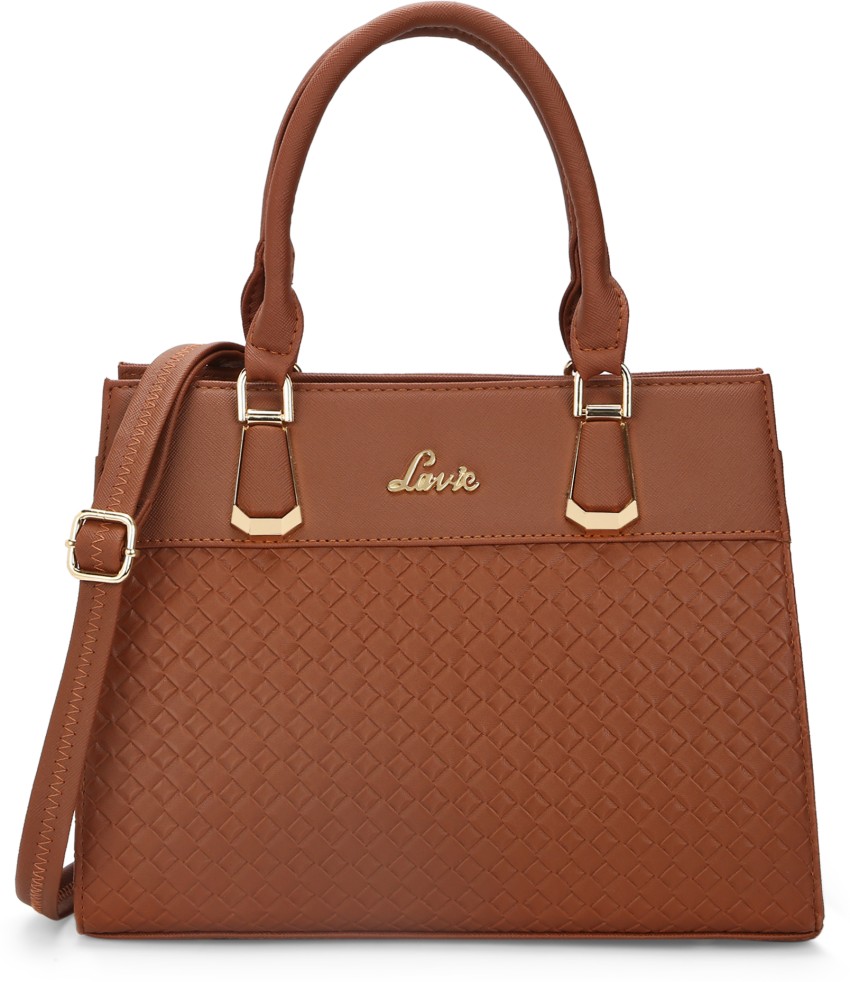 Buy LAVIE Women Brown Satchel Tan Online @ Best Price in India