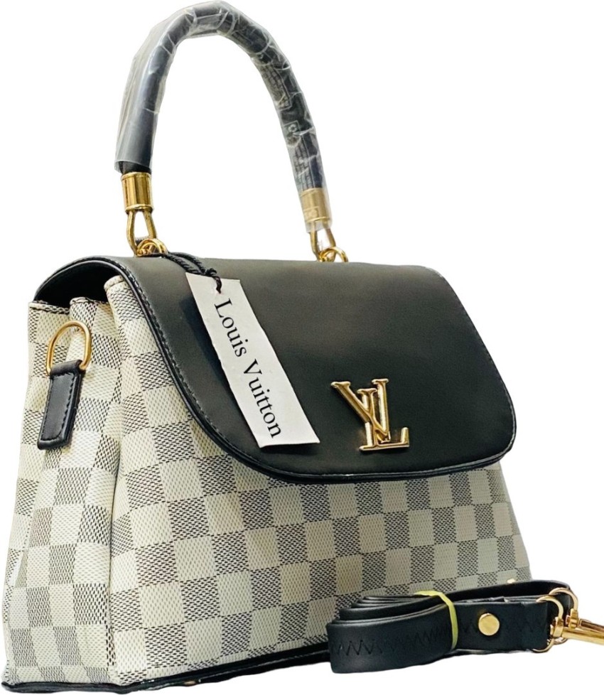 Buy LV Women Black Handbag Black Online @ Best Price in India