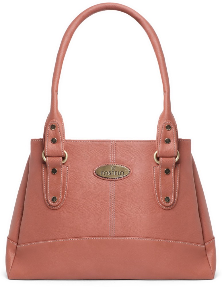 Buy FOSTELO Women Pink Shoulder Bag Pink Online Best Price in India Flipkart