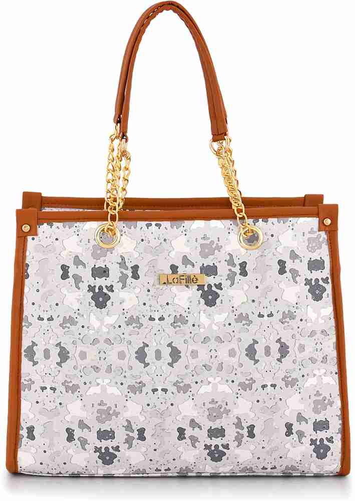 Buy LaFille Women Grey Hand held Bag Grey Online Best Price in