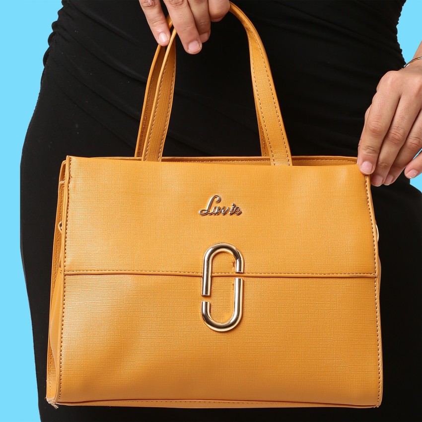 Buy LAVIE Women Yellow Handbag Ocher Online Best Price in India