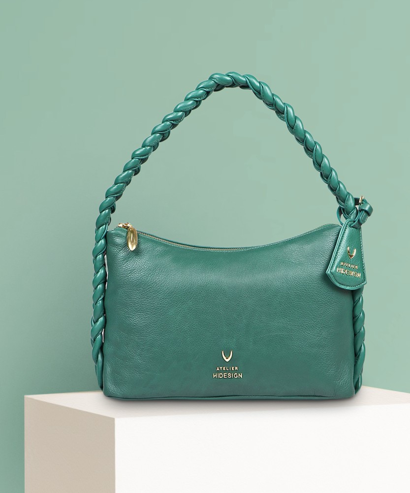 Buy HIDESIGN Women Green Shoulder Bag Green Online Best Price in