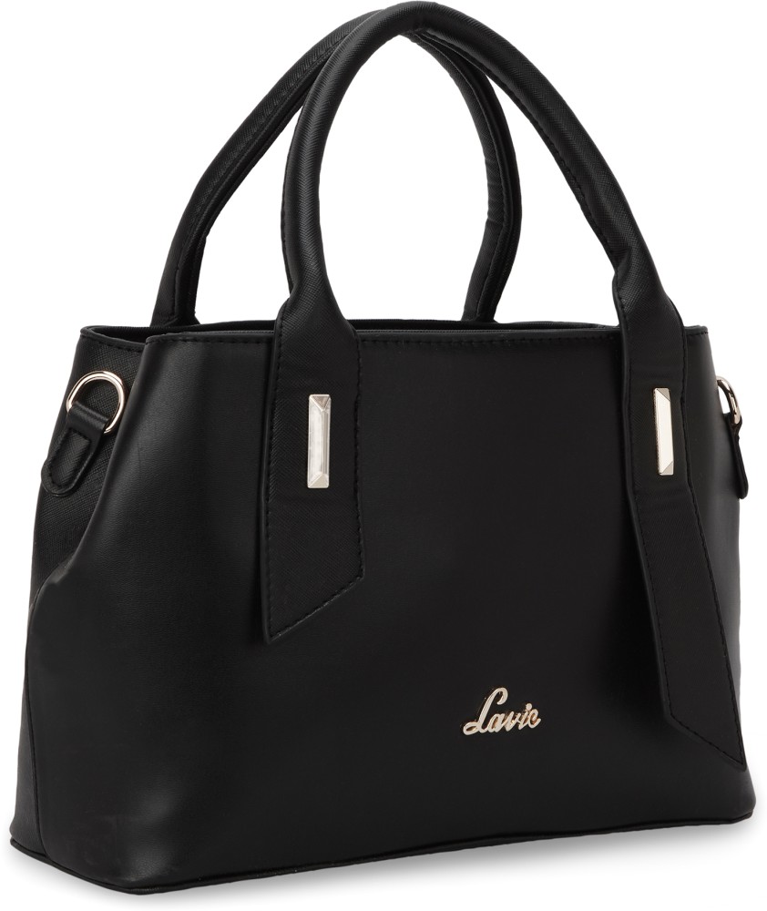 Buy LAVIE Women Black Satchel BLACK Online Best Price in India