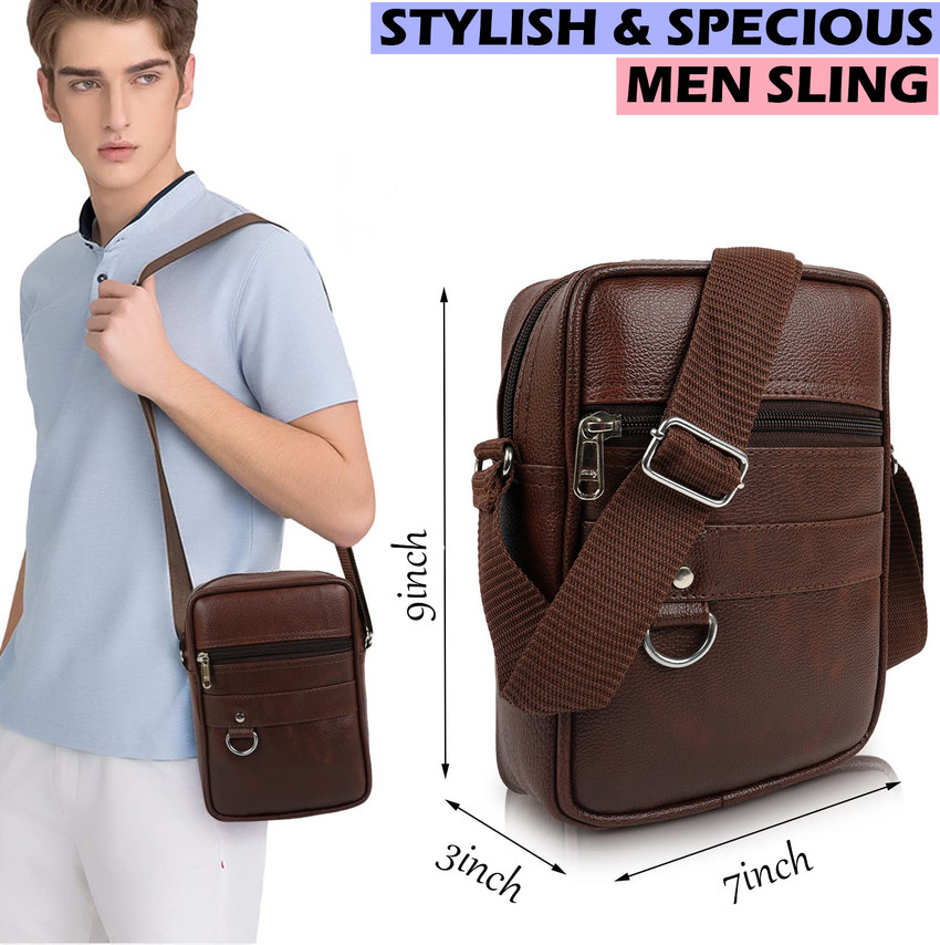 Buy DEOXO Men Women Brown Messenger Bag BROWN Online Best Price in India Flipkart