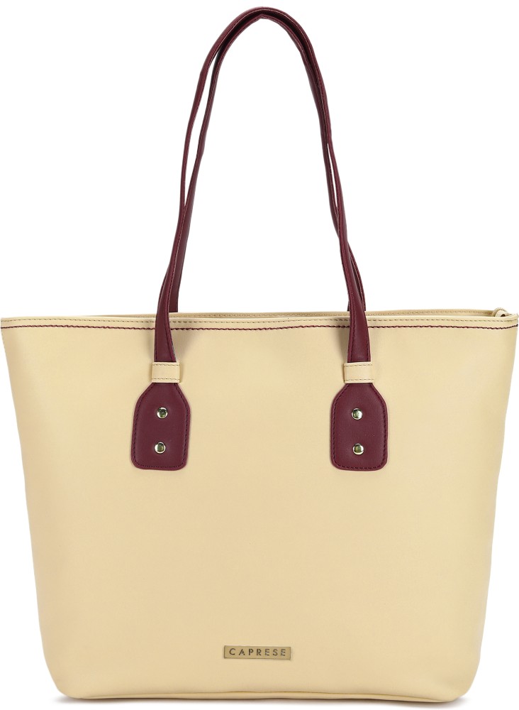 Buy Caprese Women Maroon Tote MAROON Online Best Price in India