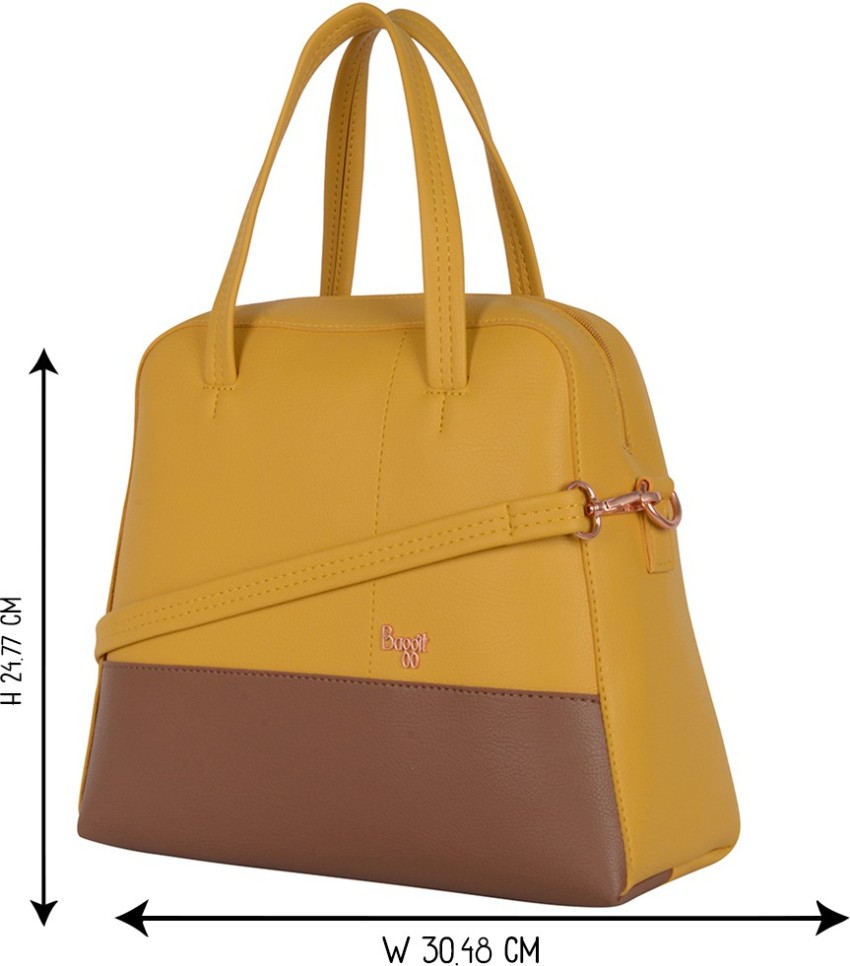 Buy Baggit Women Yellow Hand held Bag Mango Online Best Price in