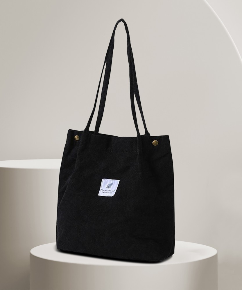 Buy MOMISY Women Black Tote Black Online Best Price in India