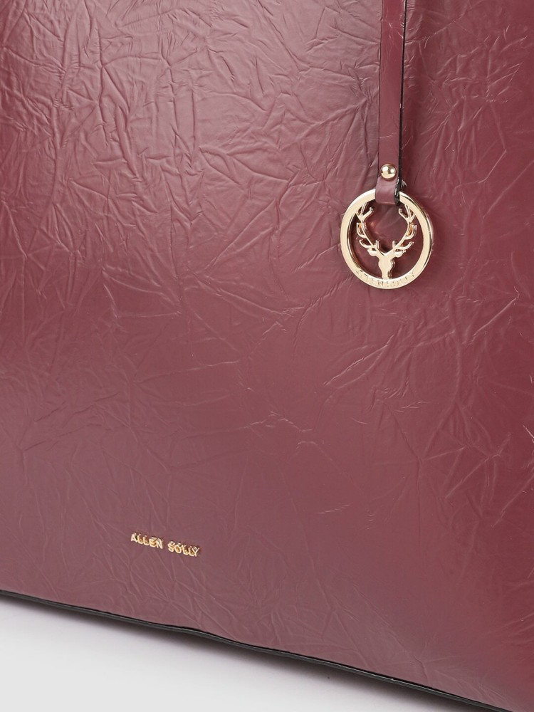 Allen solly burgundy discount bag