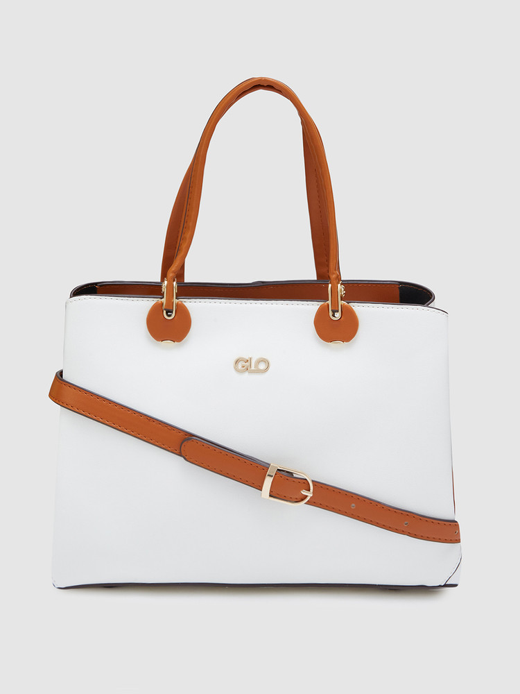 Buy GLO by Globus Women White Handbag White Online Best Price in