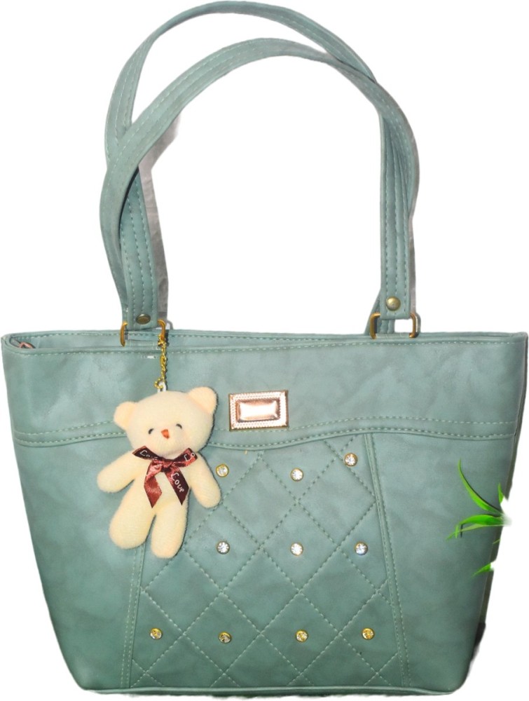 Buy Kratika Enterprise Women Green Shoulder Bag Teal Green Online