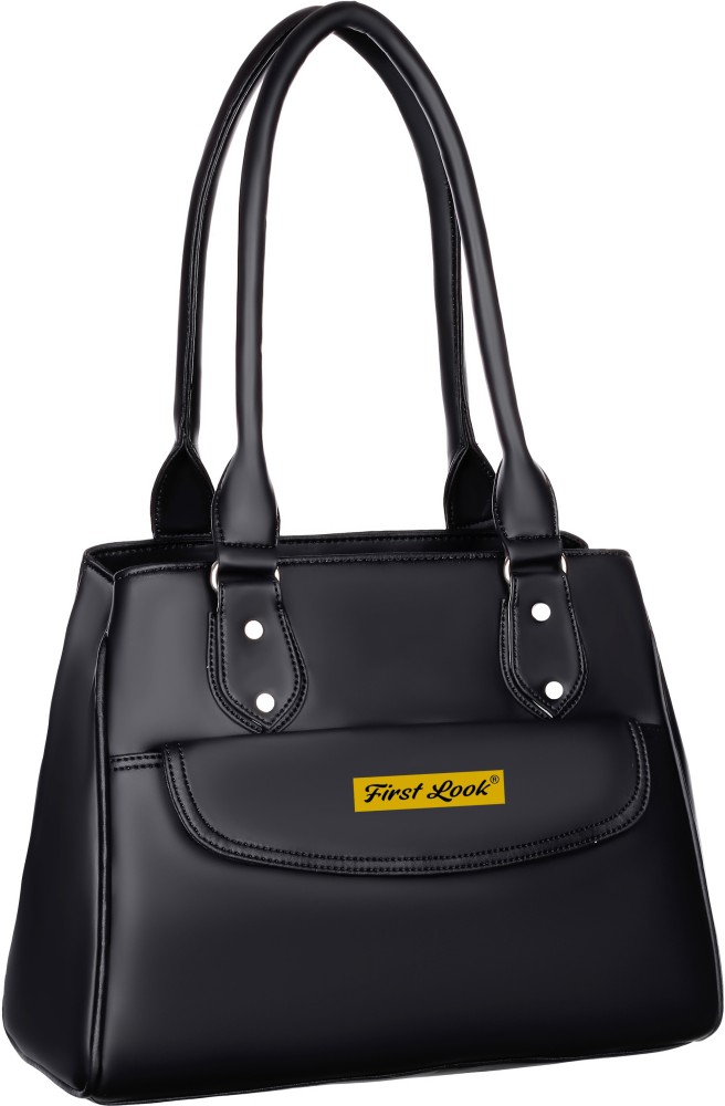 Black colour outlet handbags