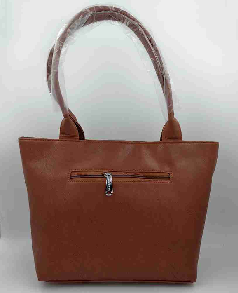 Buy DE Maabs Women Tan Hand held Bag Tan Online Best Price in