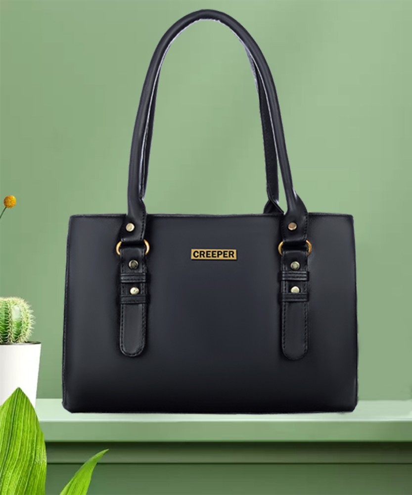 Black Leather Shoulder Bag