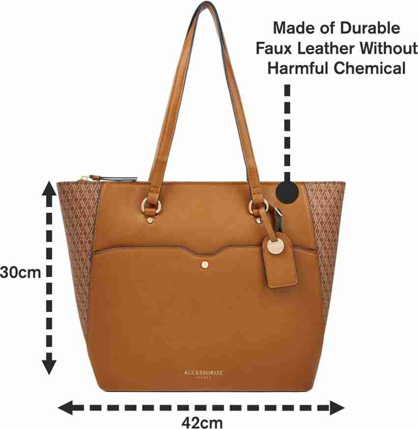ACCESSORIZE LONDON Women Tan Shoulder Bag