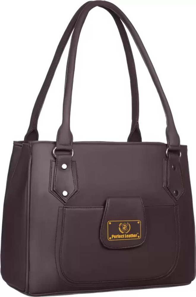 Buy perfect leather Women Beige Shoulder Bag Beige Online Best Price in India Flipkart