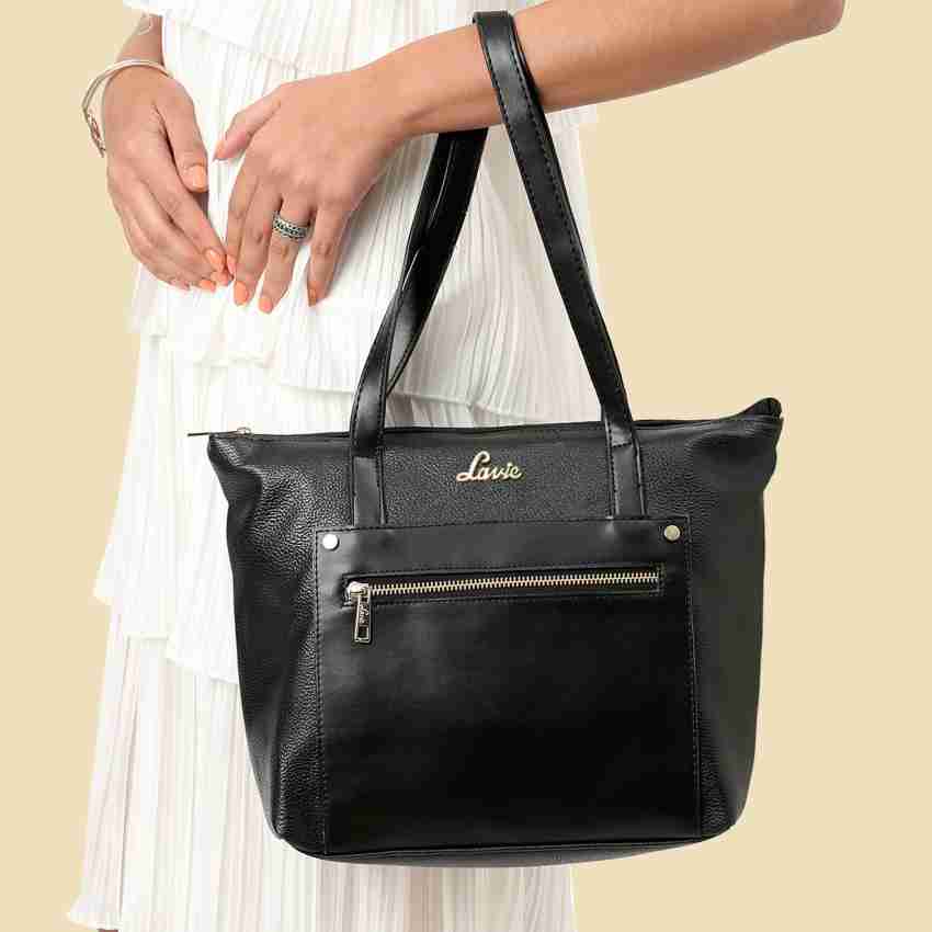 Buy LAVIE Women Black Handbag BLACK Online Best Price in India