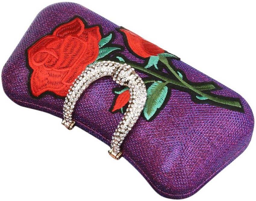 Purple purses with discount bling