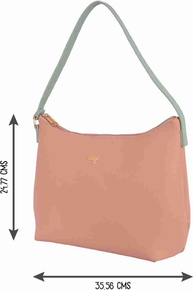 BAGGIT Shoulder Bag with Detachable Strap For Women (Pink, FS)