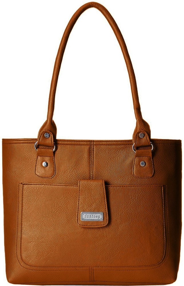 Buy FANTOSY Women Brown Shoulder Bag Tan Online Best Price in India Flipkart