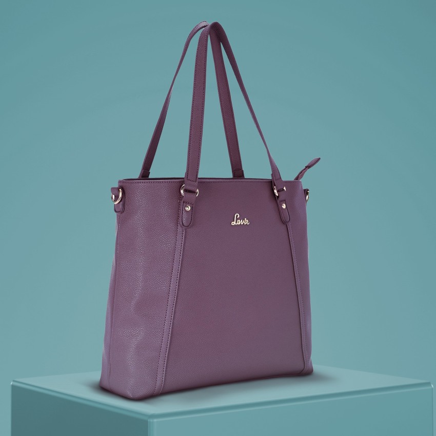 Buy LAVIE Women Purple Tote PURPLE Online Best Price in India