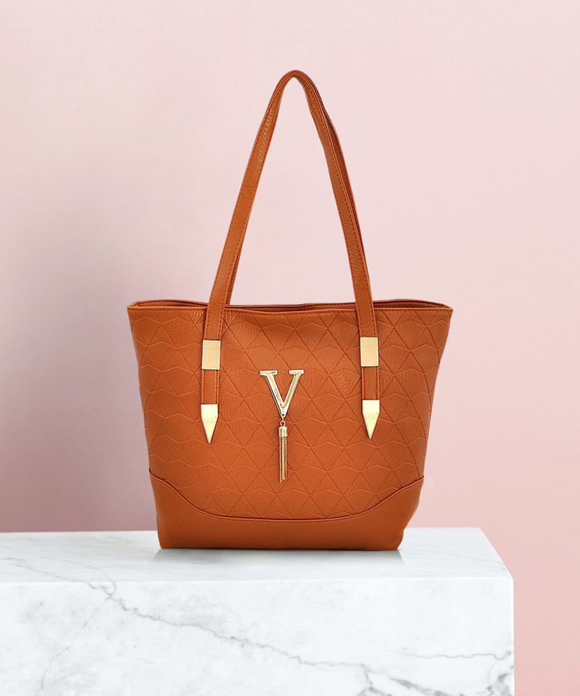 Buy Mark Keith Women Brown Hand held Bag Brown Online Best