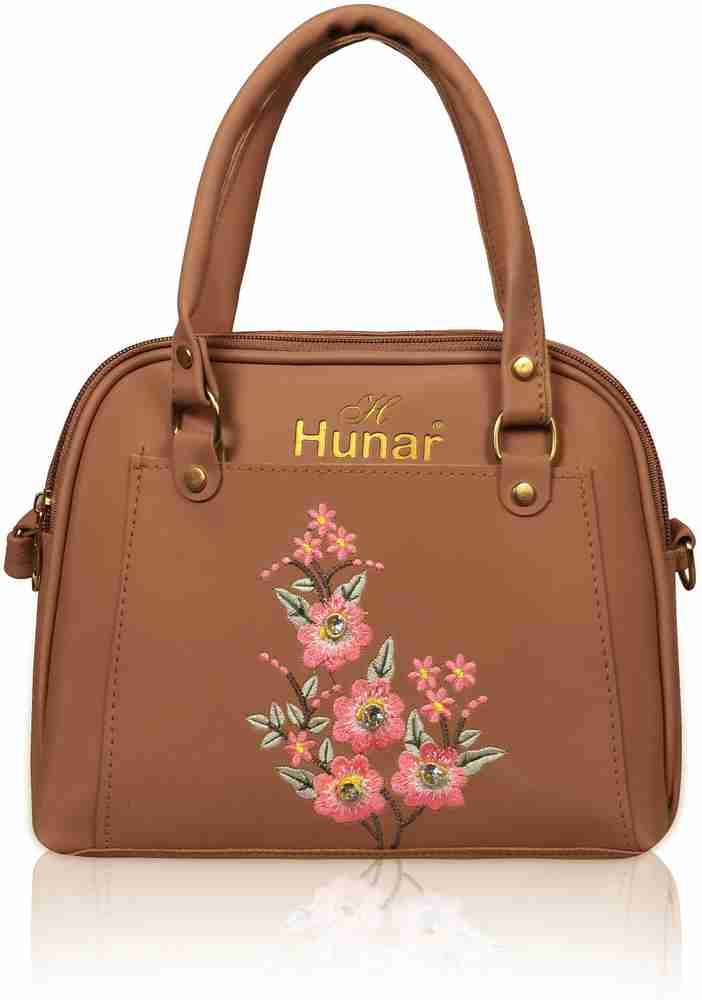 Buy Hunar Women Brown Hand held Bag Brown Online Best Price in India Flipkart