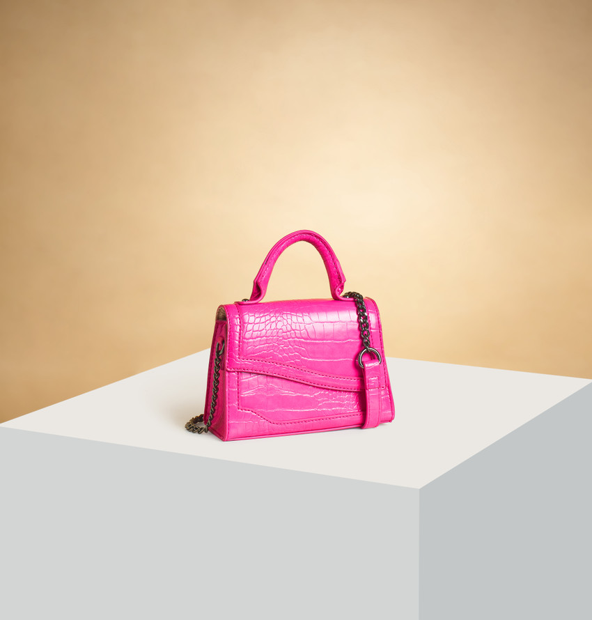 Buy Forever Glam By Pantaloons Women Pink Handbag PINK Online