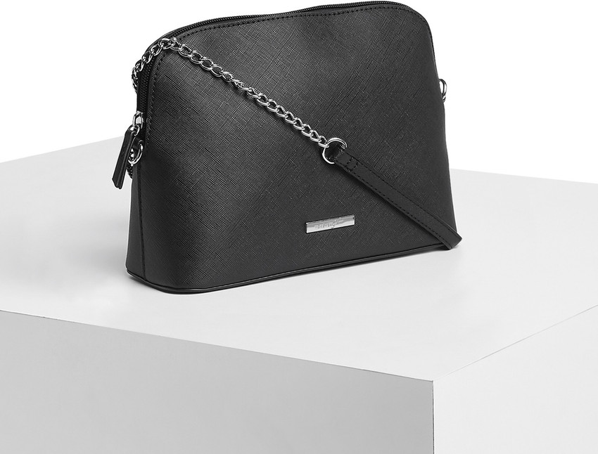 Forever glam black sling bags store
