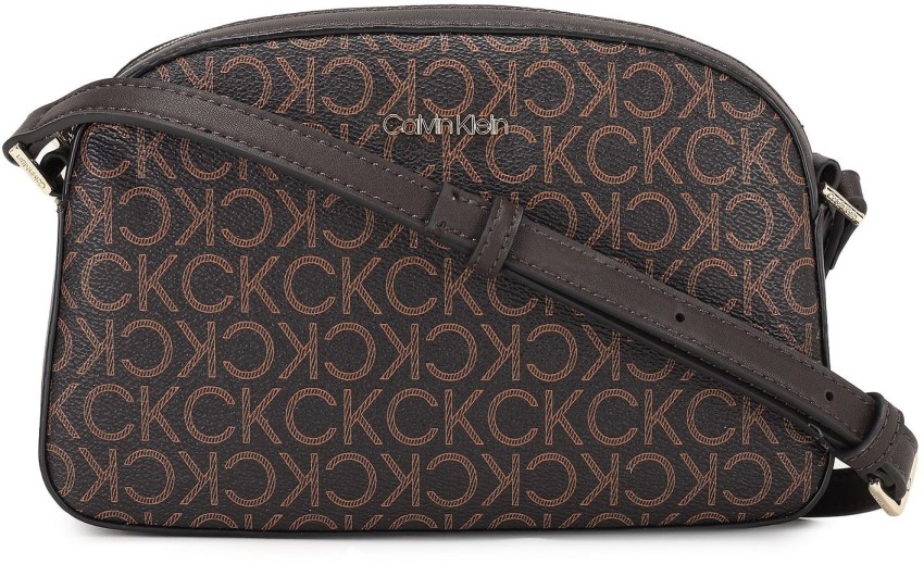 Buy Calvin Klein Women Brown Sling Bag Brown Online @ Best Price in India