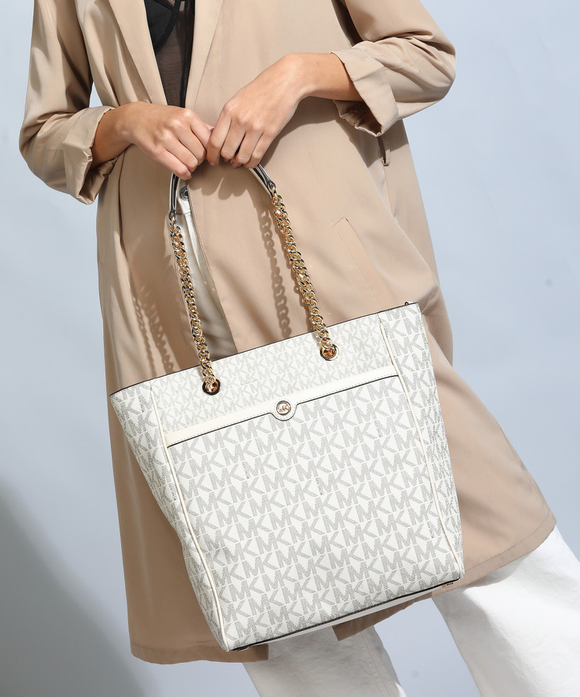 Buy MICHAEL KORS Women White Shoulder Bag 132 Online Best Price in India Flipkart