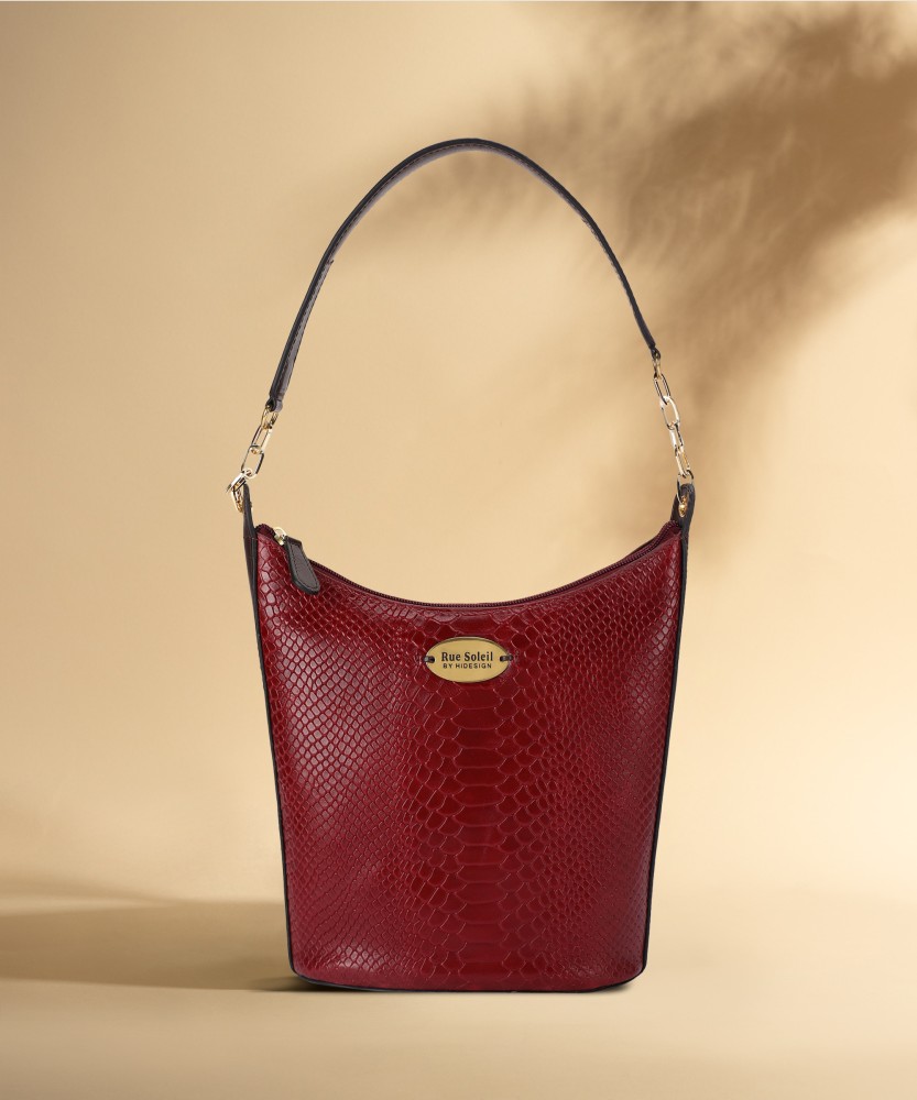 Buy Rue Soleil by Hidesign Women Maroon Shoulder Bag Marsala Online Best Price in India Flipkart