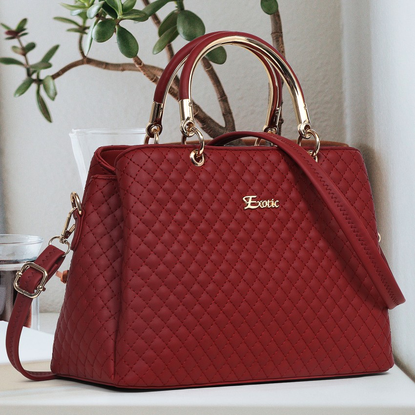 Buy Exotic Women Maroon Sling Bag Maroon Online @ Best Price in