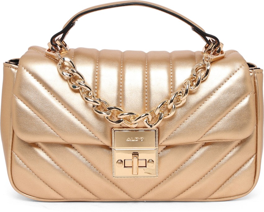 Buy ALDO Women Gold Handbag Gold Online Best Price in India