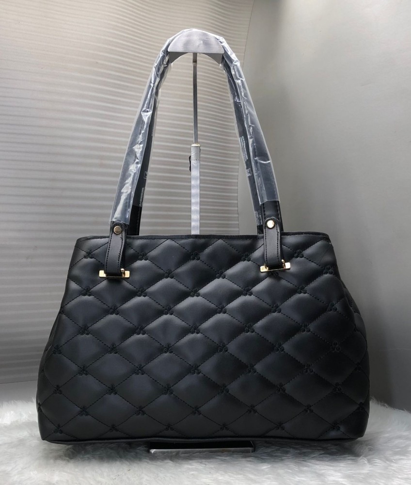 Buy akgeneral Women Black Handbag Black Online @ Best Price in