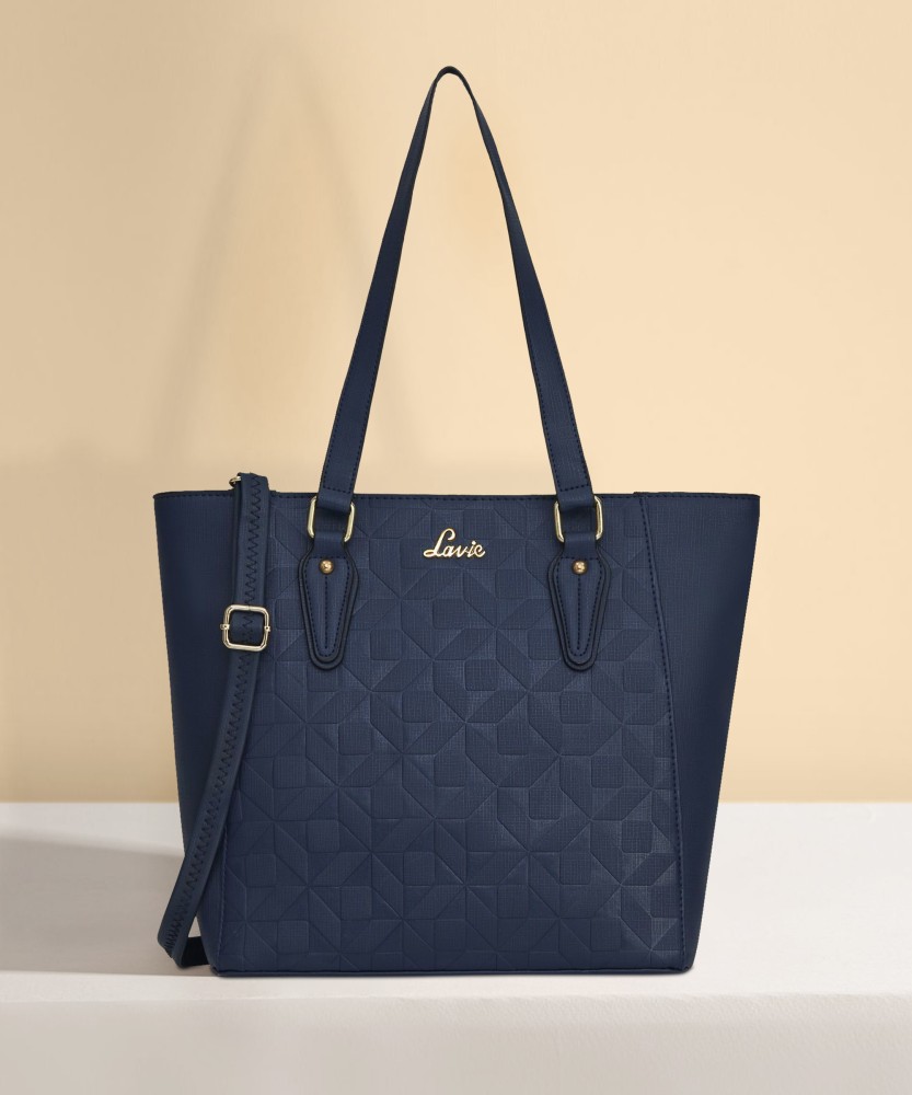 Buy LAVIE Women Blue Handbag Navy Online Best Price in India